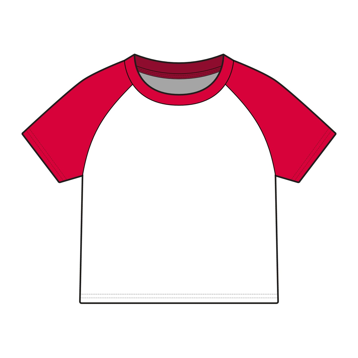 Women's Micro Rib Raglan Baby Tee