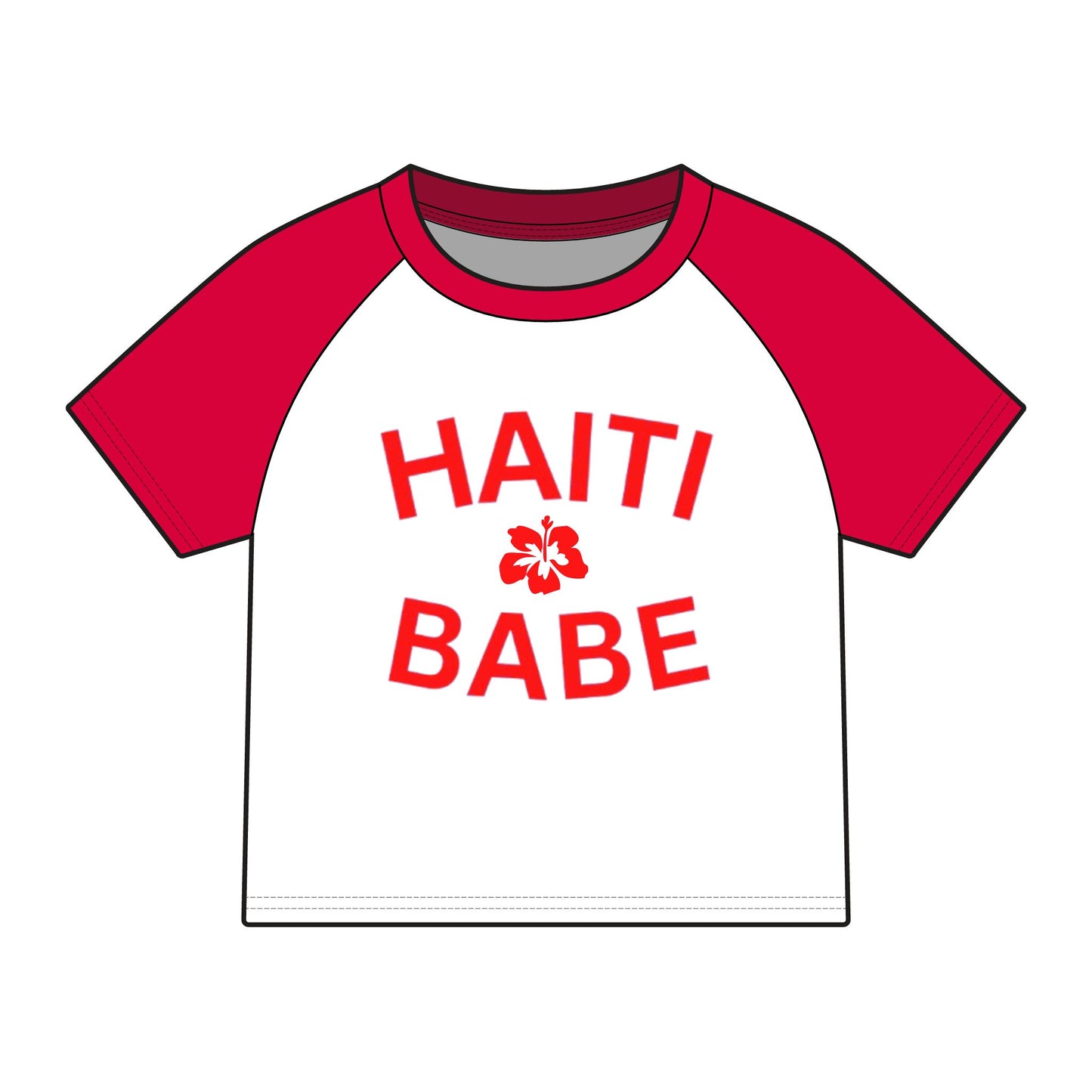 Women's Micro Rib Raglan Baby Tee